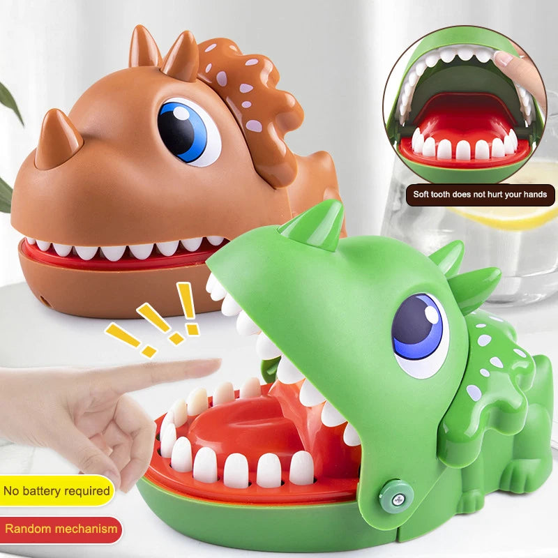 恐竜 歯ゲーム｜子ども＆大人の反射神経チャレンジ｜指パク反応ゲーム・パーティー向け｜家族で盛り上がるおもちゃ｜リアクショントレーニング｜パーティートリック